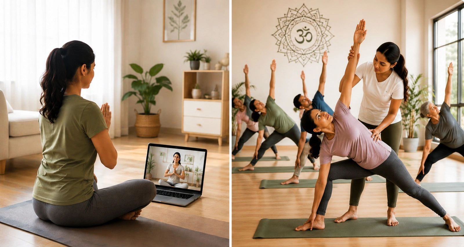 yoga therapy class